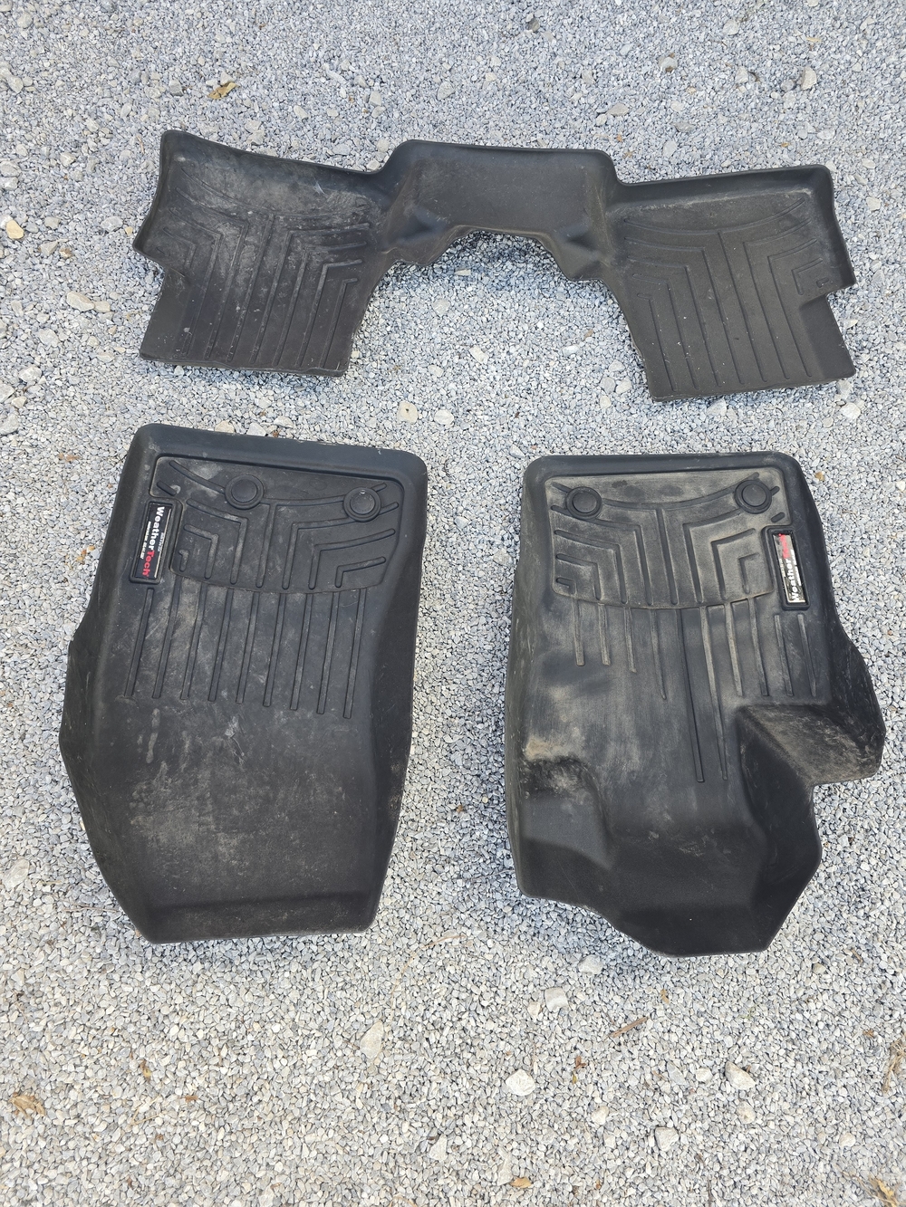 Black All-Weather Floor Liners for JEEP Renegade Front and Rear